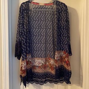 Multicolored Polyester Alter’d State Cardigan